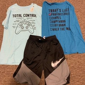 BOYS SHIRTS (XXL -16) AND SHORTS (XL-14)